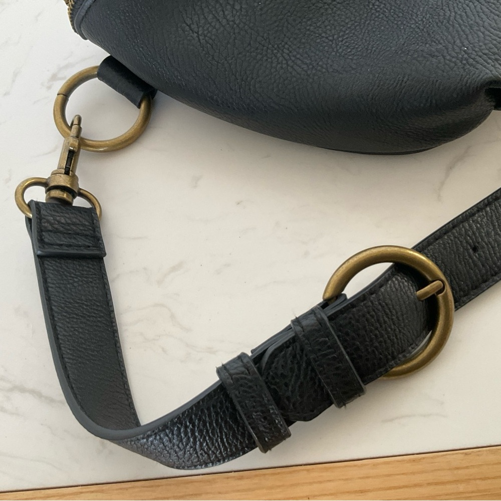 Universal Thread Black Crossbody Bag with Gold Accents - Picture 4 of 10